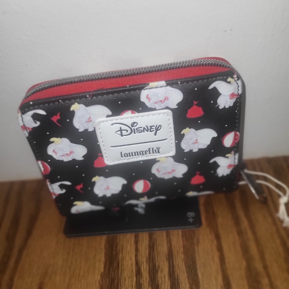 Loungefly Black and White Dumbo Wallet - Picture 6 of 8